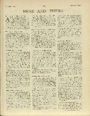 HERE AND THERE, January 1934 - Left