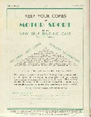 Printed by W. MATE & SONS (1919) LTD. Bournemouth, and Published by the Proprietors, MOTOR SPORT (1929) LTD, 39 Victoria Street, London S.W.1. Agents for Astralasia : GODRON & GOTCH (Australasia) LTD. Copies obtainable and subscriptions received by W. H.  - Left