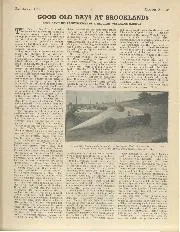 GOOD OLD DAYS AT BROOKLANDS: SOME RAMBLING REMINISCENCES OF A REGULAR WEYBRIDGE HABITUE - Left