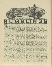 Rumblings, January 1940 - Left
