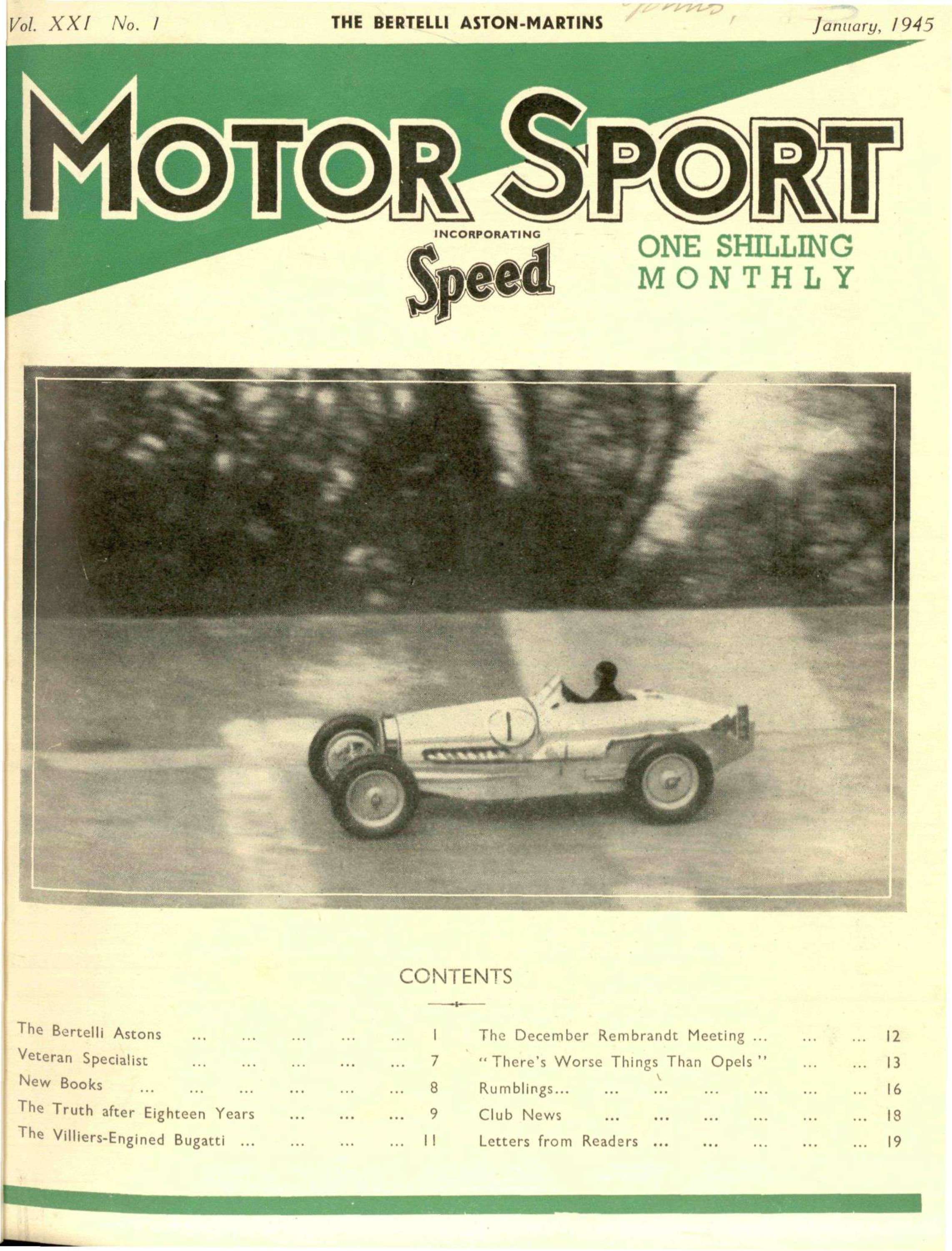 Cover image for January 1945