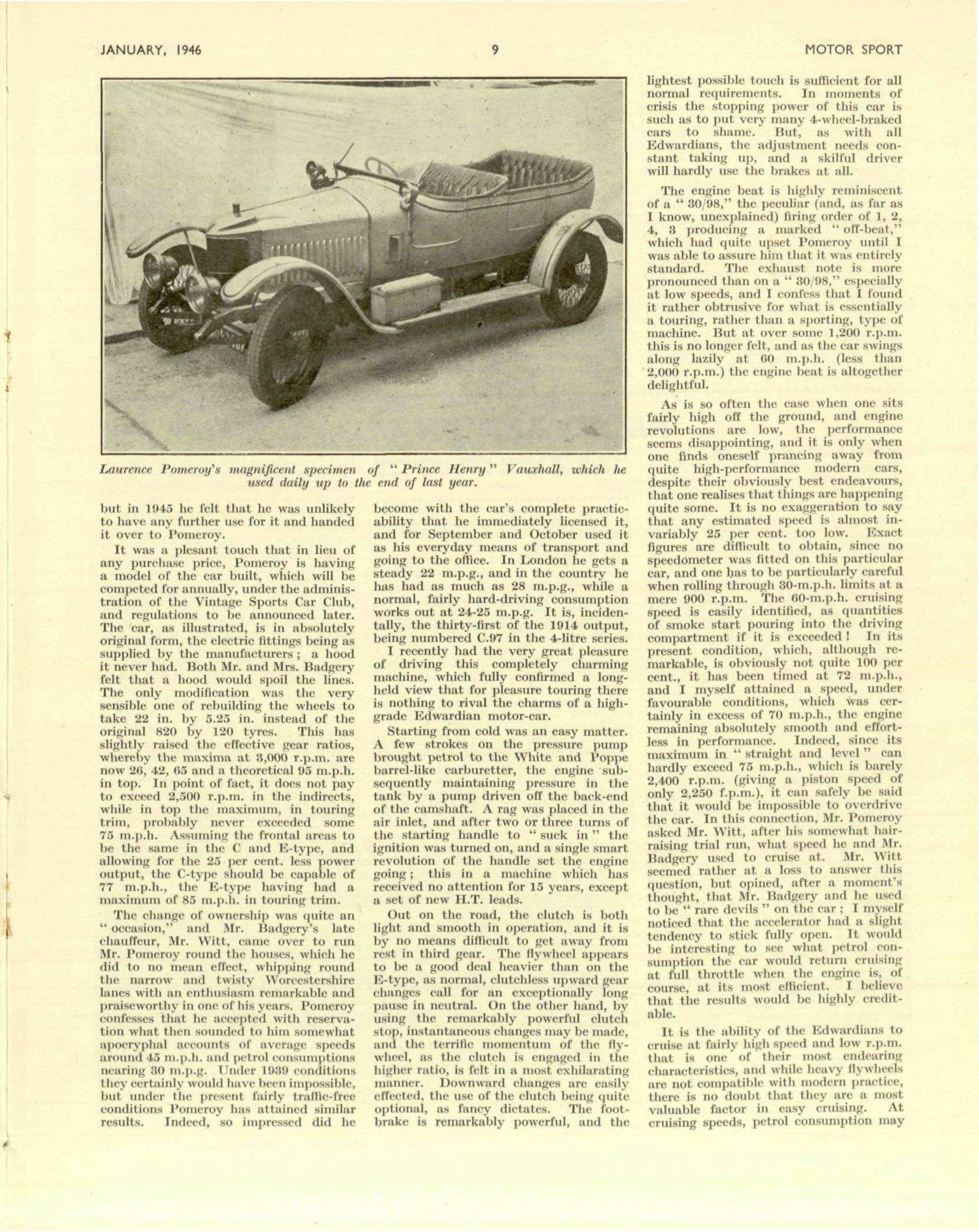 January 1946 - Motor Sport Magazine