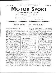 Matters of moment, January 1951 - Left