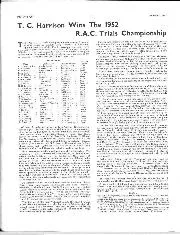 T.C. Harrison wins the 1952 R.A.C. Trials Championship - Left