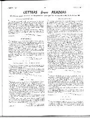 Letters From Readers, January 1954 - Left
