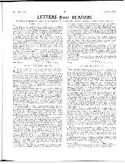 Letters from Readers, January 1958 - Left