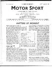 Matters of Moment, January 1961 - Left
