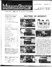Matters of Moment, January 1969 - Left