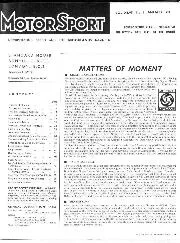 Matters of moment, January 1971 - Left