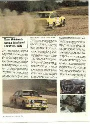 Timo Makinen's tarmac-devoloped Escort Rs 1800 - Left