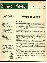 Matters of Moment, January 1981 - Left