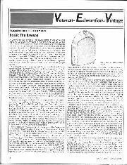 Veteran - Edwardian - Vintage, January 1986 - Left