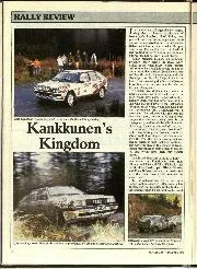 Rally review: Lombard RAC Rally, January 1988 - Left
