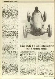 Maserati V8 R1: Interesting but Unsuccessful - Left