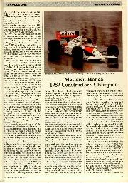 McLaren-onda 1989 Constructor's Champion - Left