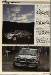 Rally review - Lombard RAC, January 1991 - Left
