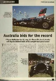 Australia bids for the record - Left