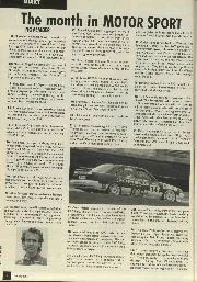 The month in Motor Sport - Left