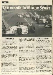 The month in Motor Sport - Left