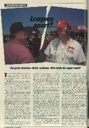 Postcard from America: Leagues apart? - Left