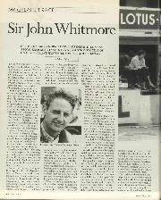 Sir John Whitmore - Left