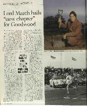Lord March hails 