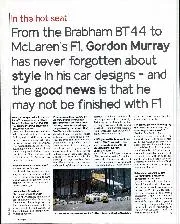 In the hot seat -- Gordon Murray - Left