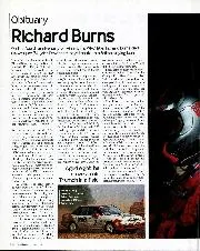 Obituary - Richard Burns - Left