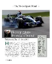 Brawn give Honda a boost - Left