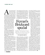 Ferrari's Brickyard special - Left