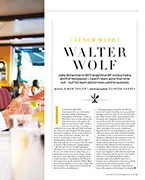 Lunch with... Walter Wolf - Right