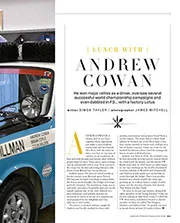Lunch with... Andrew Cowan - Right