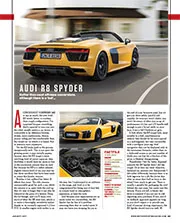 Road test: Audi R8 Spyder - Left