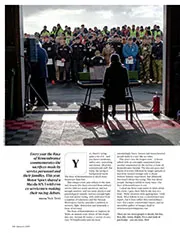 At the going down of the sun and in the morning, we will remember them - Left