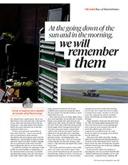 At the going down of the sun and in the morning, we will remember them - Right