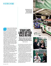 Star cars line up for Race Retro - Left