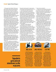 Spain's greatest motorcycle racers - Left