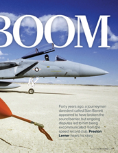 Did Stan Barrett break the sound barrier? - Right