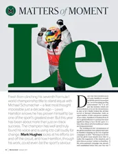 Lewis Hamilton: the seven-time Formula 1 champion - Left