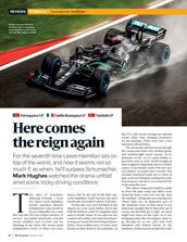 Here comes the reign again: final races that secured Hamilton's 7th F1 title - Left