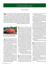 Motor Sport Letters, January 2021 - Left