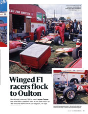 Winged F1 racers at the 1968 Oulton Park Gold Cup  - Right