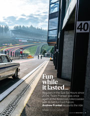 Great cars, great circuit, great fun: Back to basics at Spa Six Hours - Right
