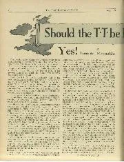 Should the T.T. be Run in England? Yes! By George Reynolds - Left