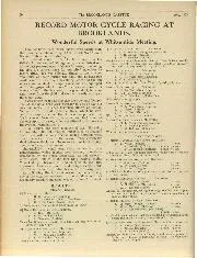 Record Motor Cycle Racing at Brooklands. - Left