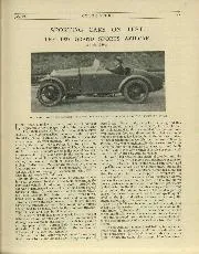 SPORTING CARS ON TEST. - Left