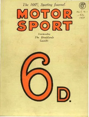 Cover image for July 1927