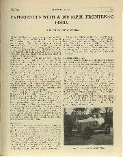 EXPERIENCES WITH A 100 M.P.H. FRONTENAC FORD. - Left