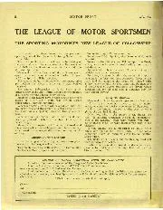 THE LEAGUE OF MOTOR SPORTSMEN. - Left