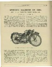 SPORTING MACHINES ON TEST. - Left